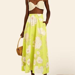 NWT Farm Rio Neon Garden Skirt